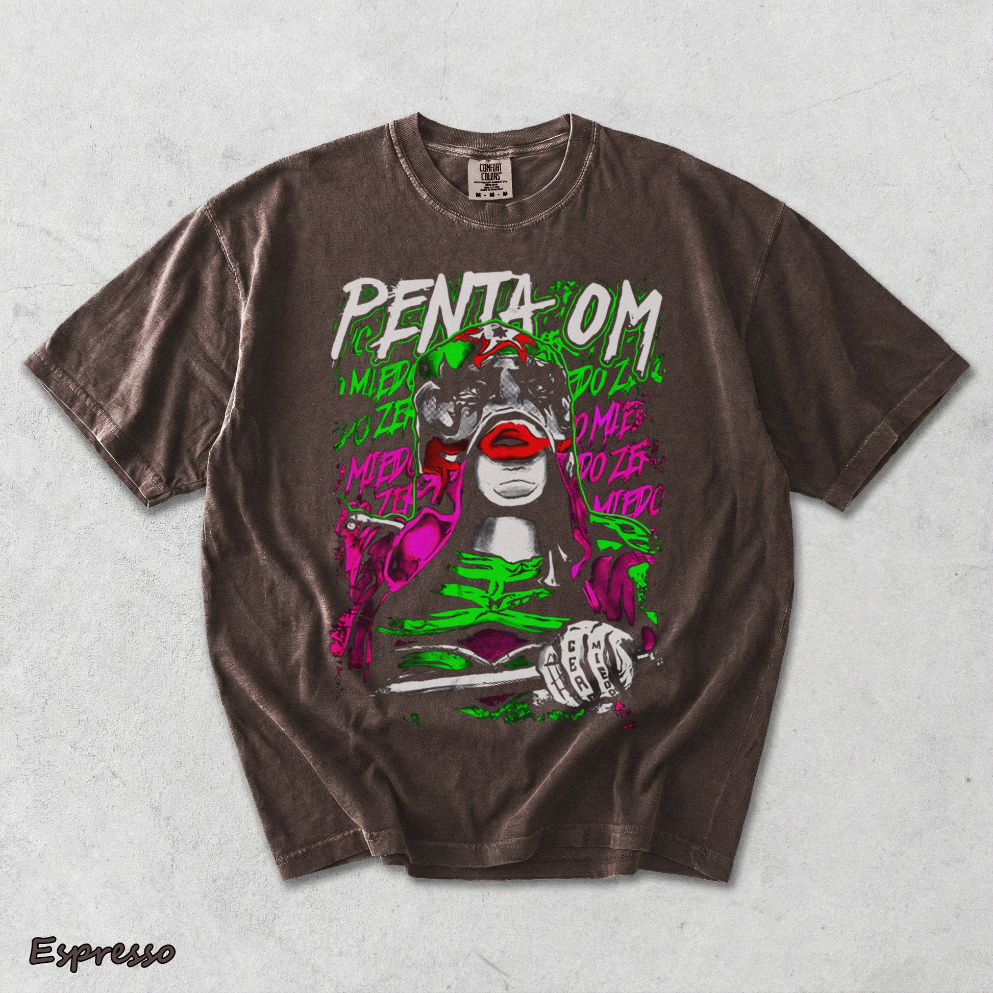 Penta El Zero Miedo Wrestling - Espresso mockup