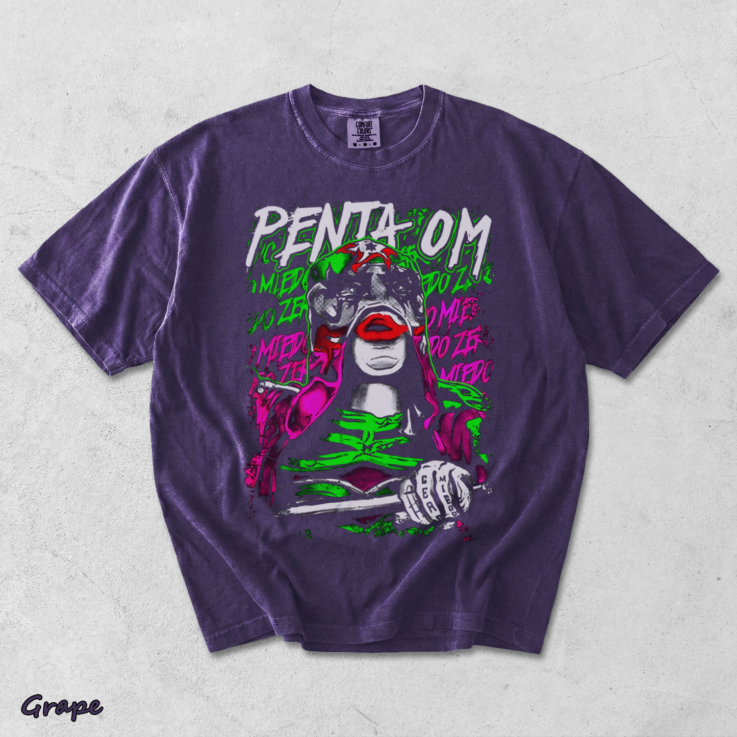 Penta El Zero Miedo Wrestling - Grape mockup