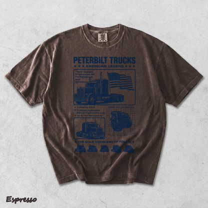 Peterbilt American Back - Espresso mockup