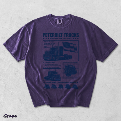 Peterbilt American Back - Grape mockup