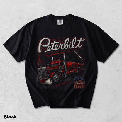 Peterbilt Red - Black mockup