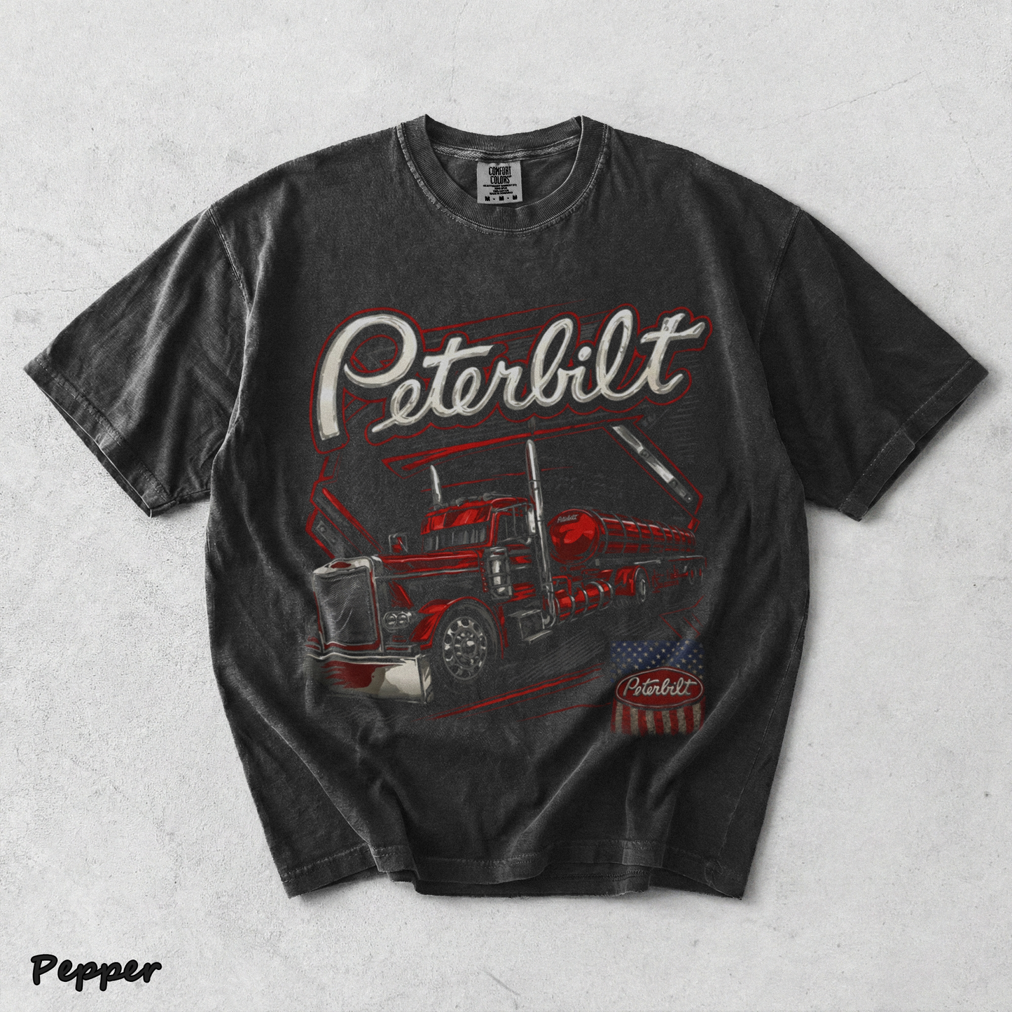Peterbilt Red - Pepper mockup