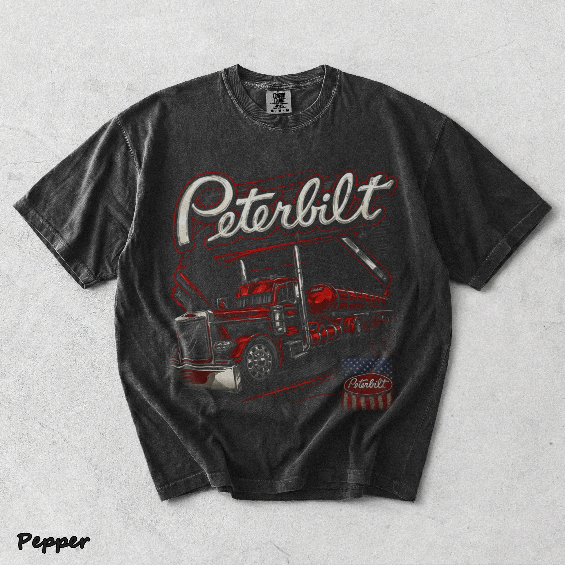 Peterbilt Red - Pepper mockup