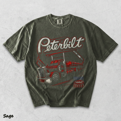 Peterbilt Red - Sage mockup