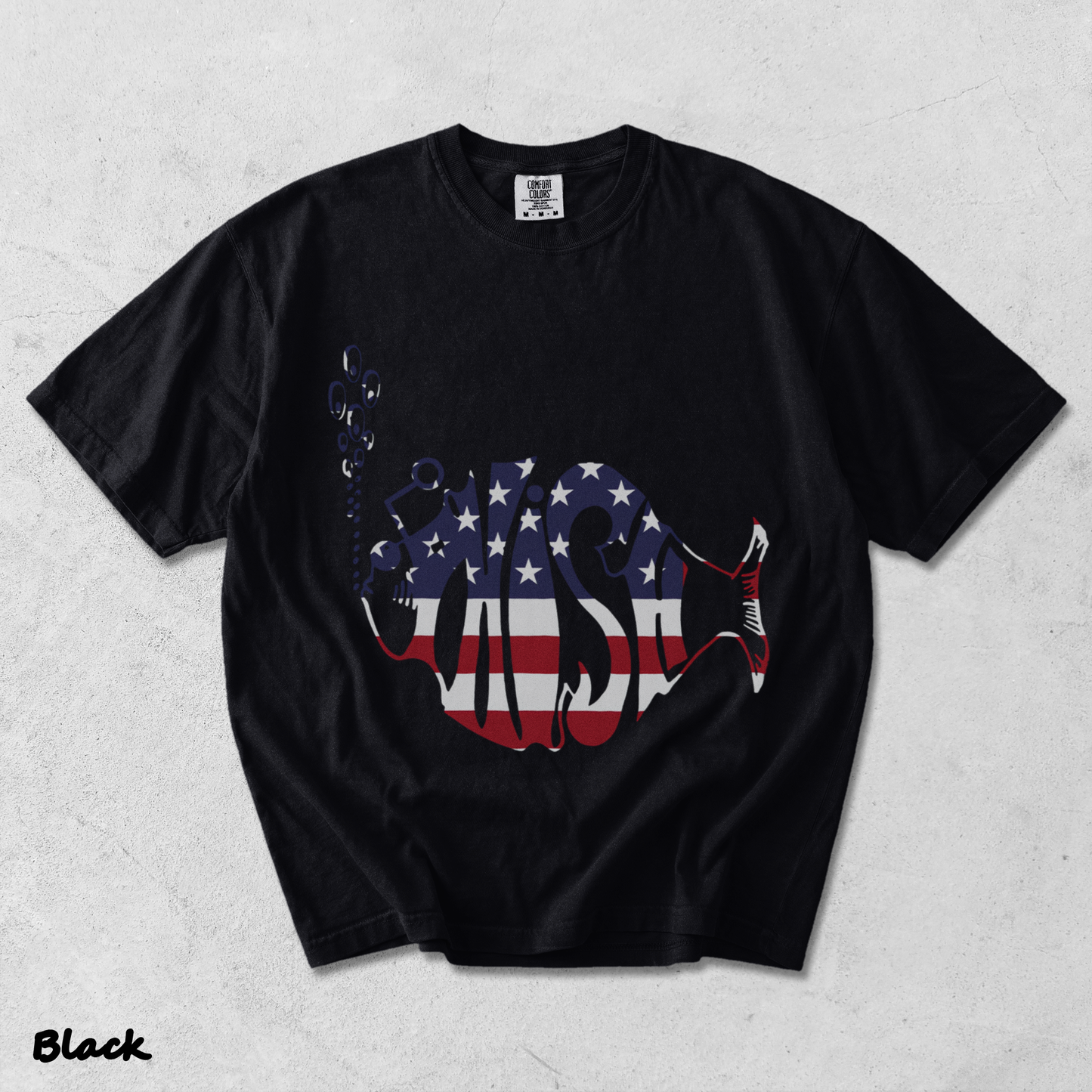 Phish American - Black mockup