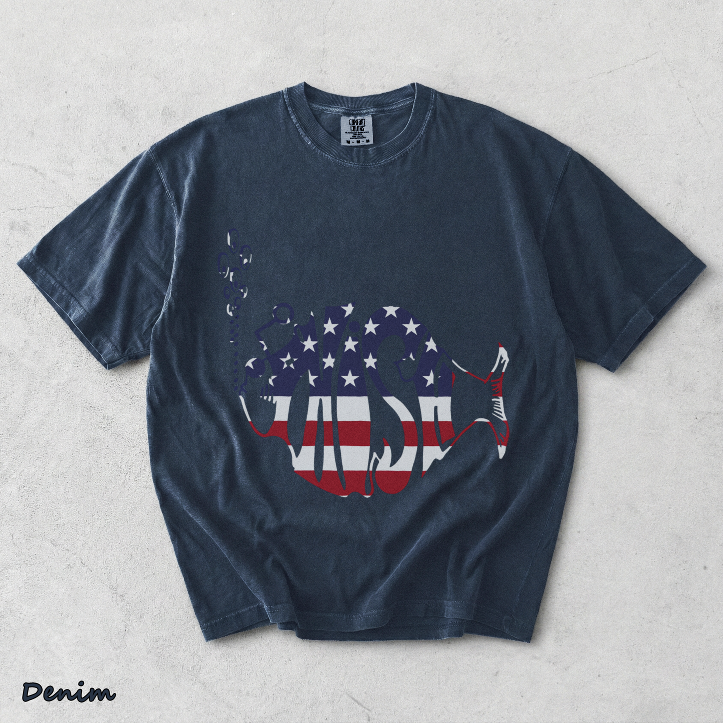 Phish American - Denim mockup