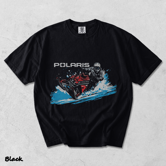 Polaris Snowmobile - Black mockup