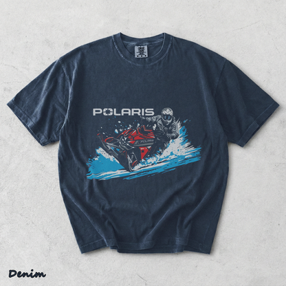 Polaris Snowmobile - Denim mockup
