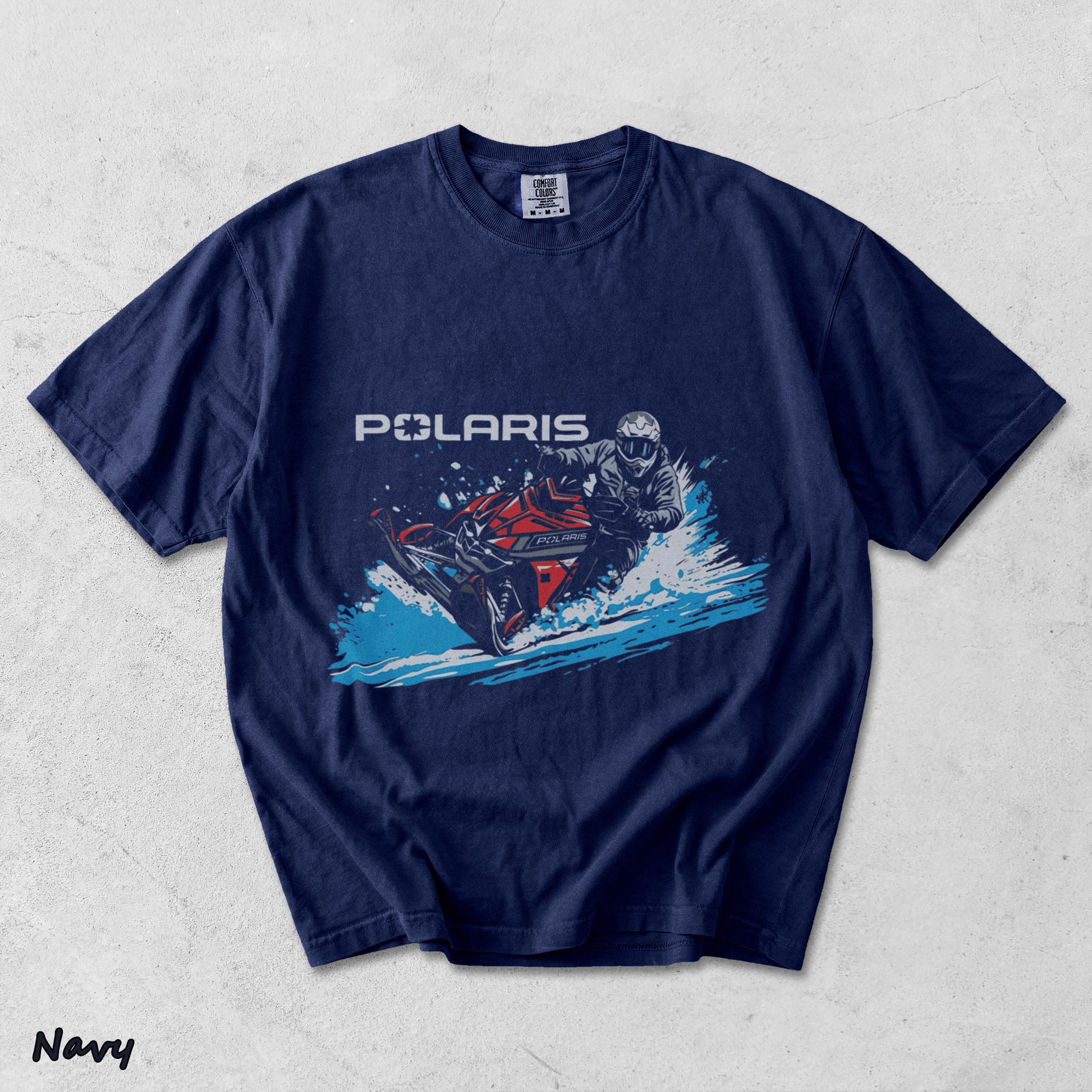 Polaris Snowmobile - True Navy mockup