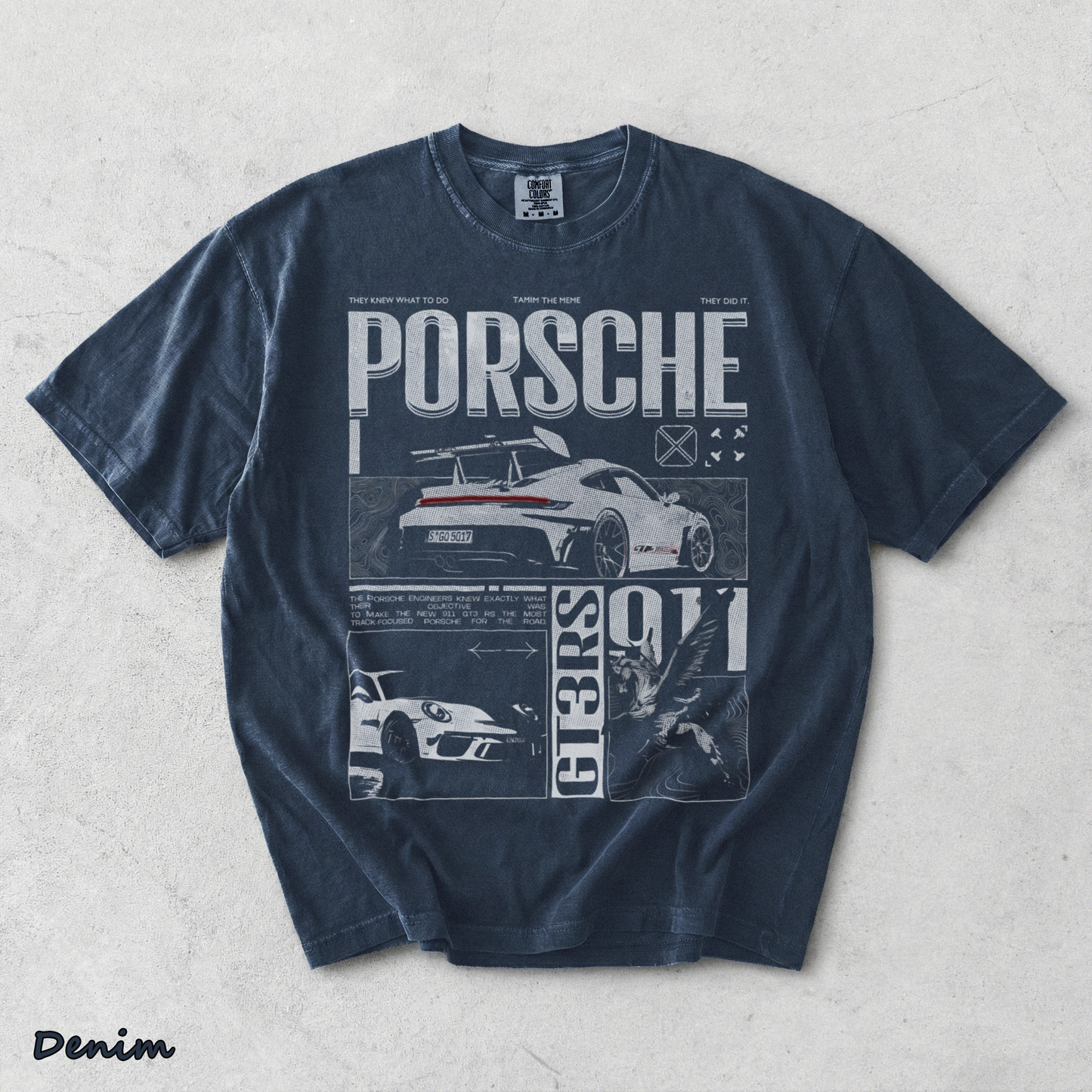 porsche - Denim mockup