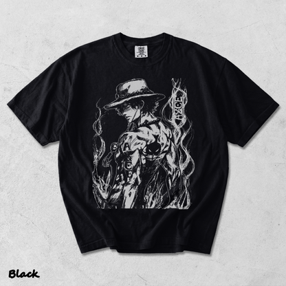 Portgas D. Ace - Black mockup