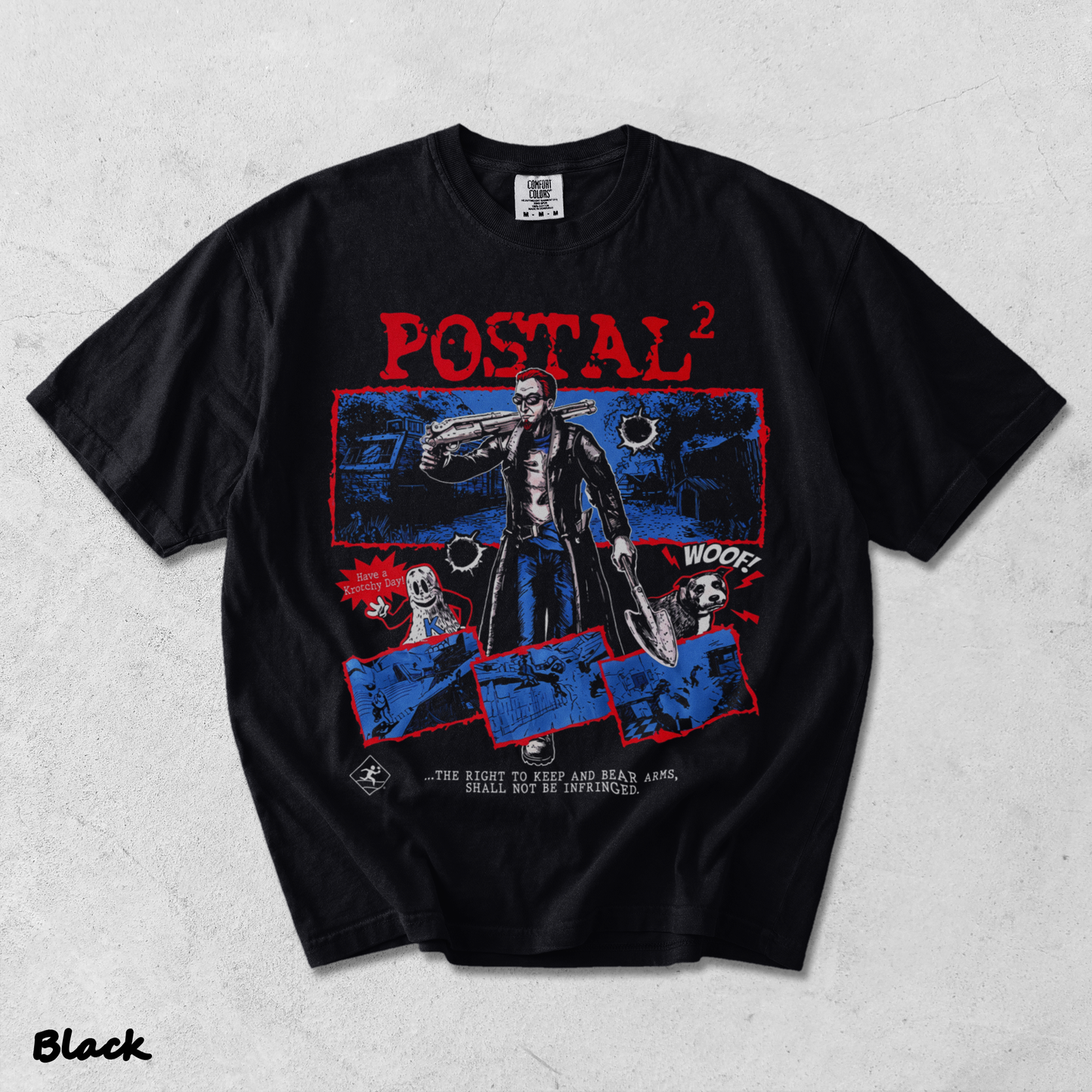 Postal 2 - Black mockup