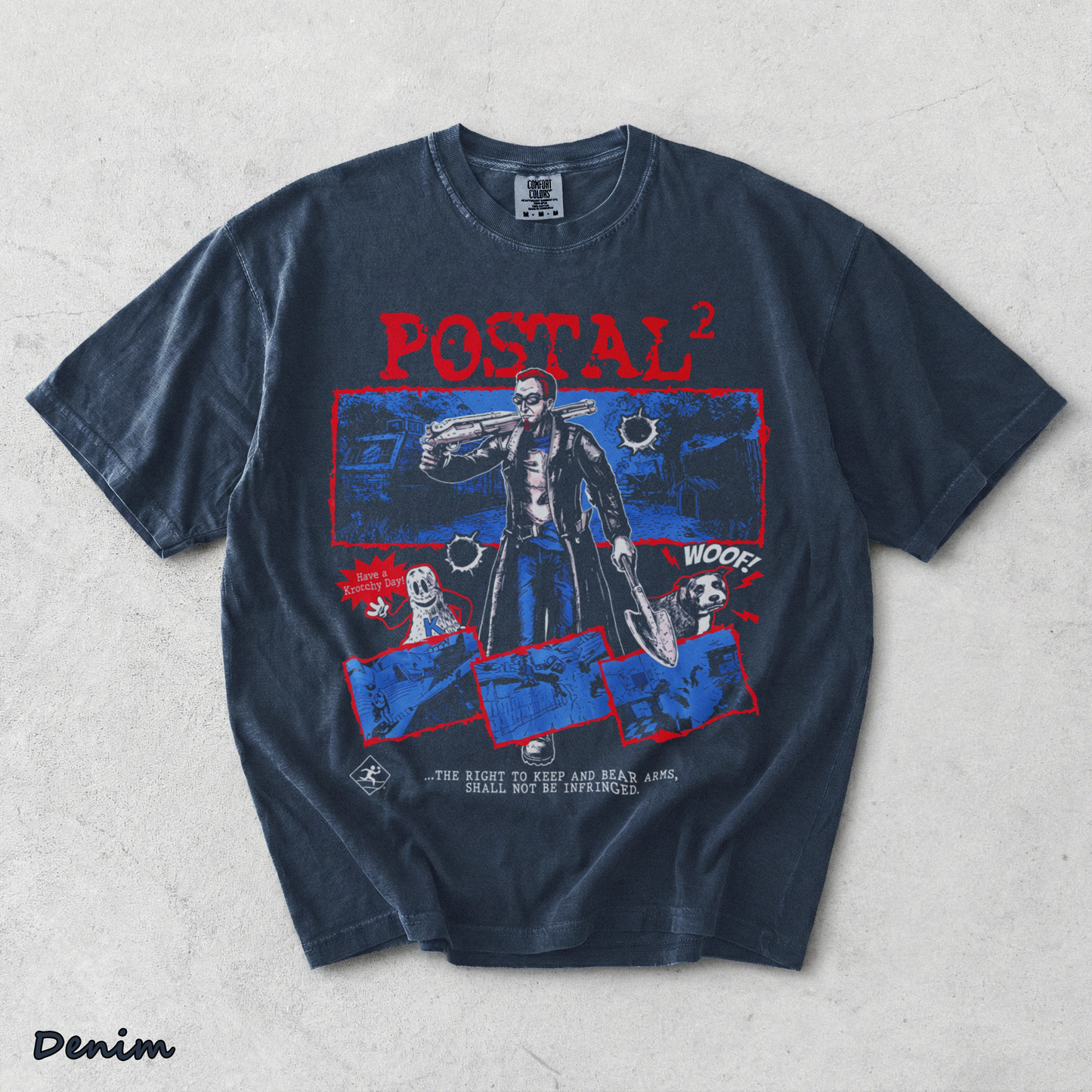 Postal 2 - Denim mockup