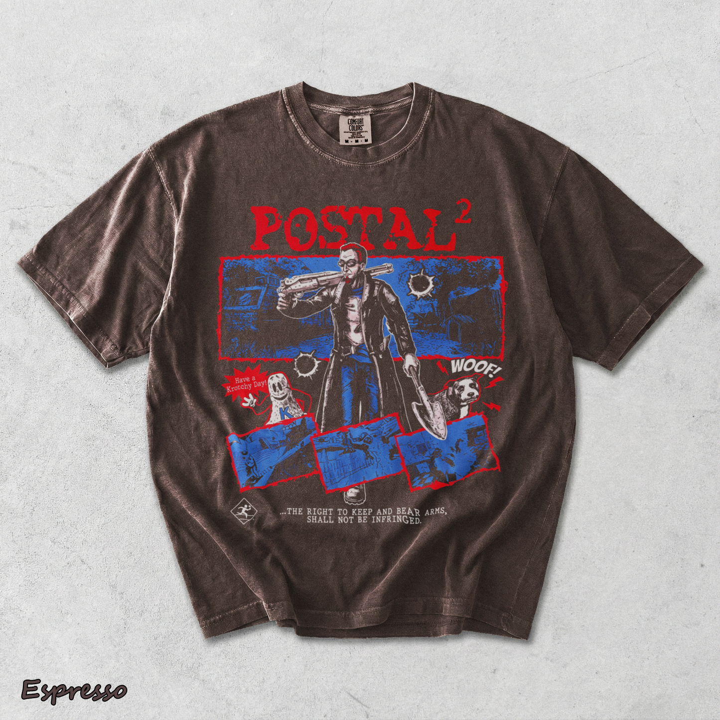 Postal 2 - Espresso mockup