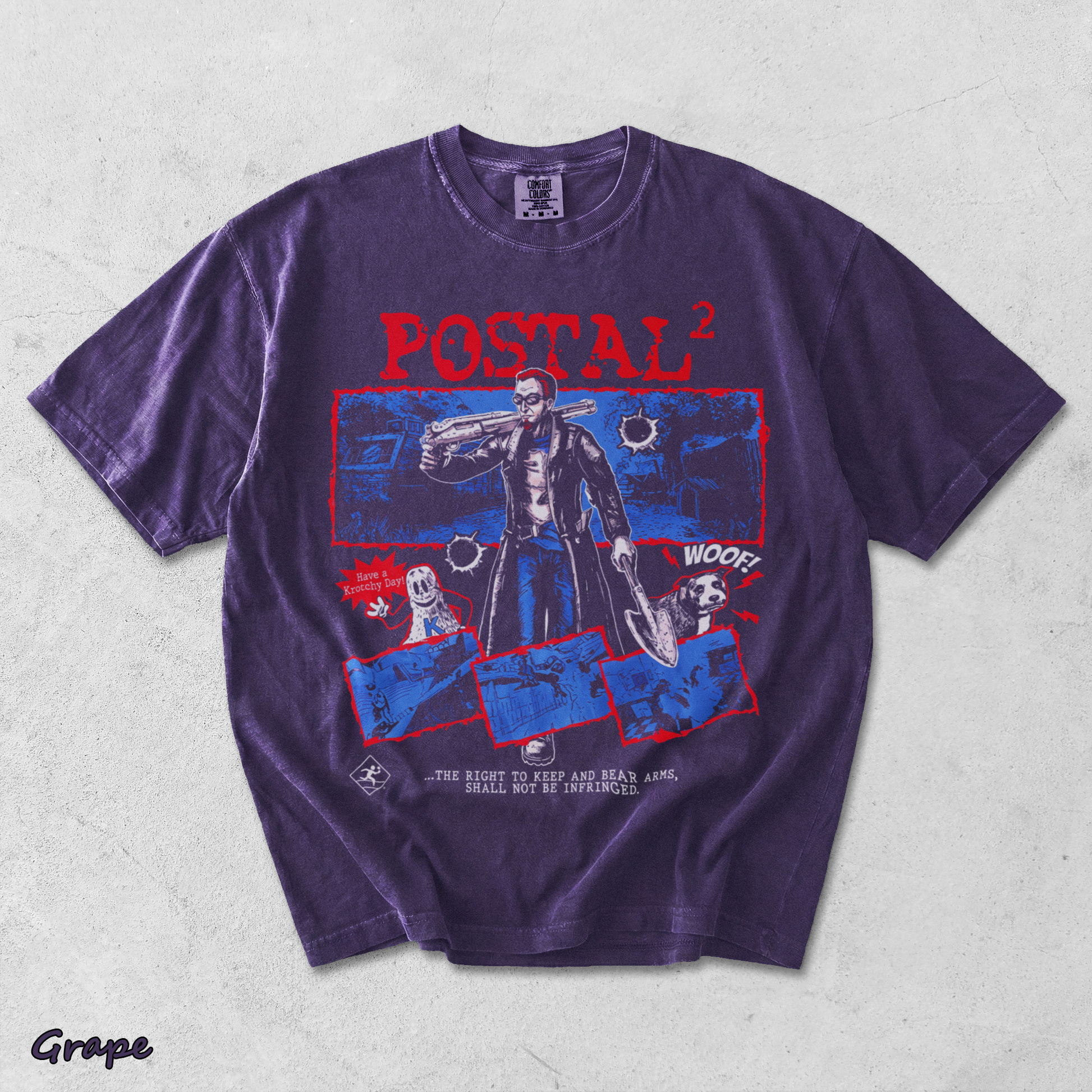 Postal 2 - Grape mockup