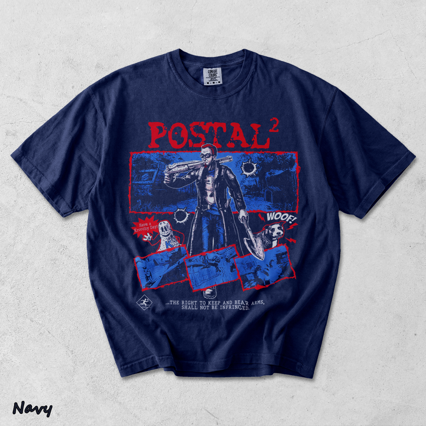 Postal 2 - True Navy mockup