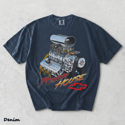 Power House back - Denim mockup
