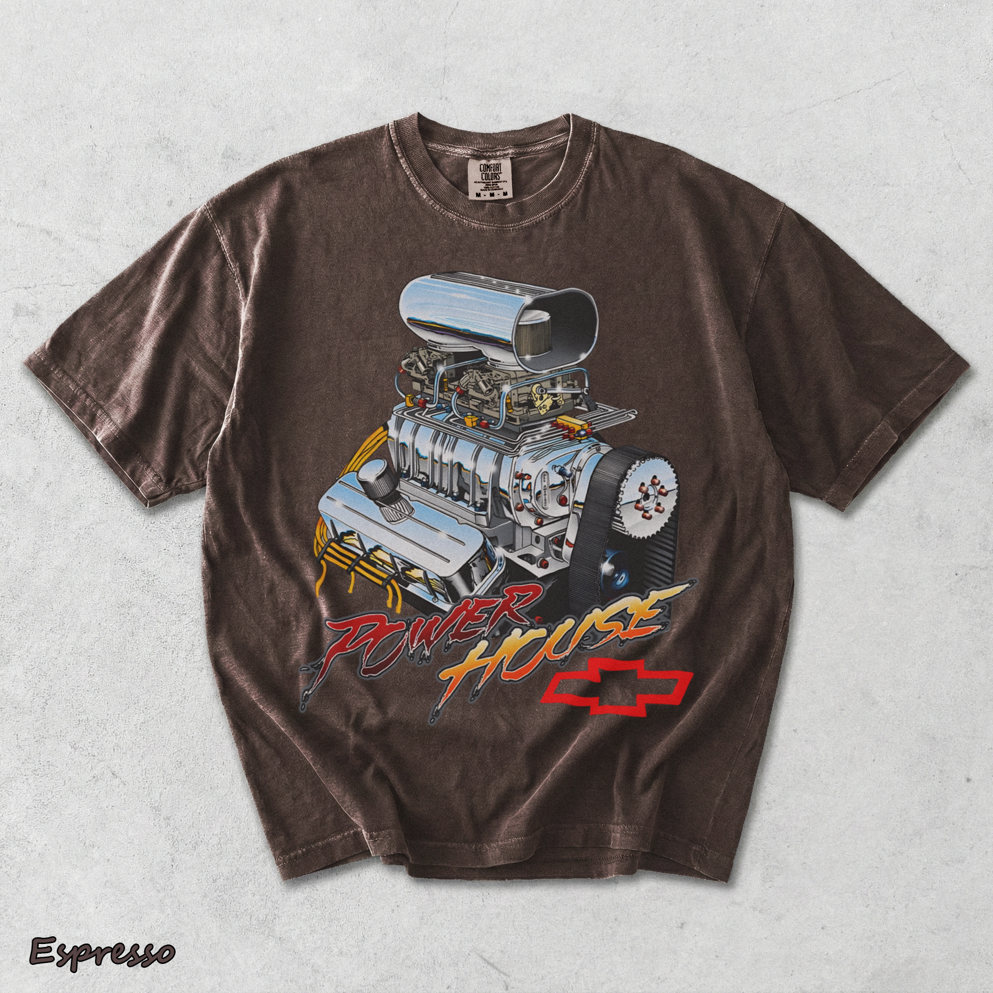 Power House back - Espresso mockup
