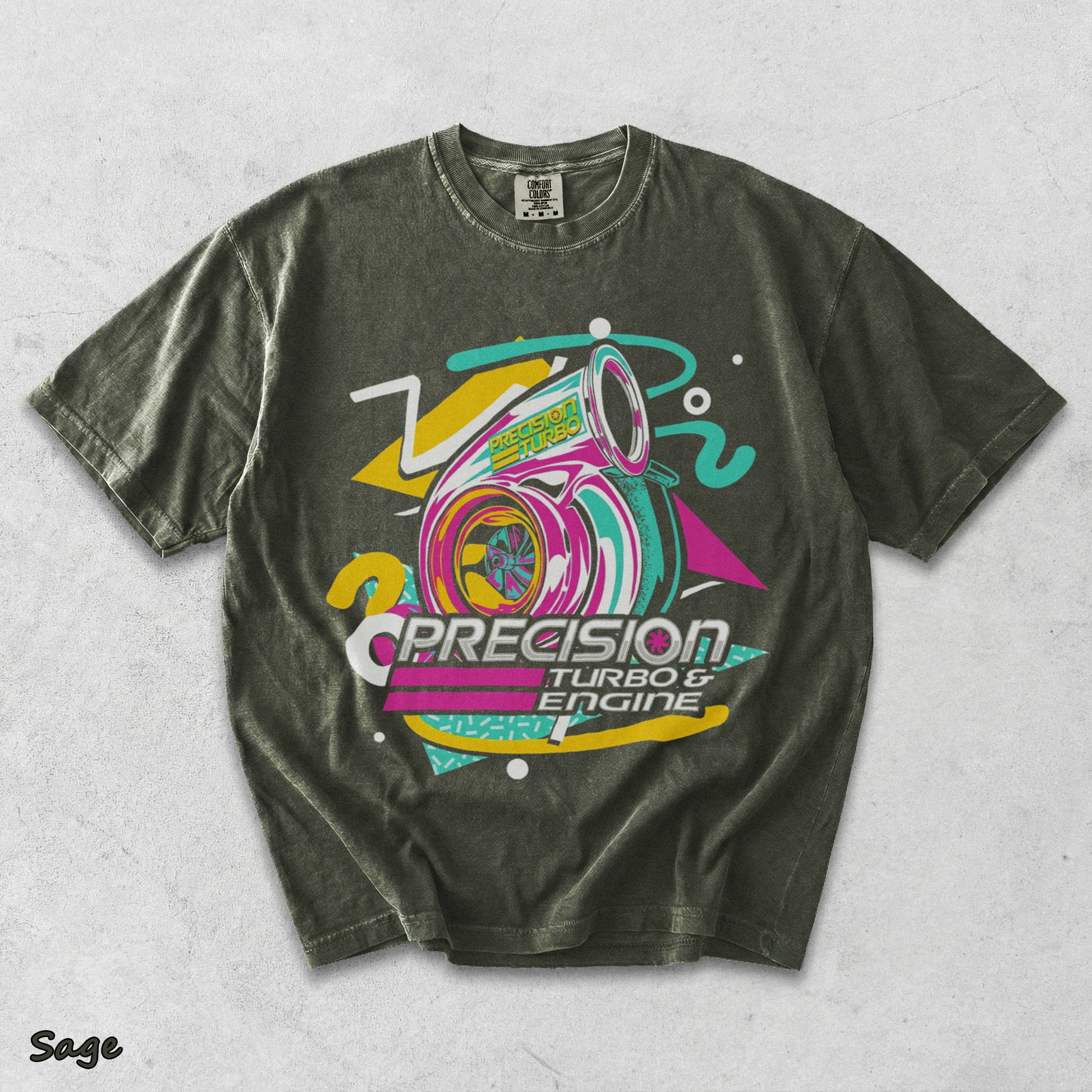 Precision Turbo Sport - Sage mockup