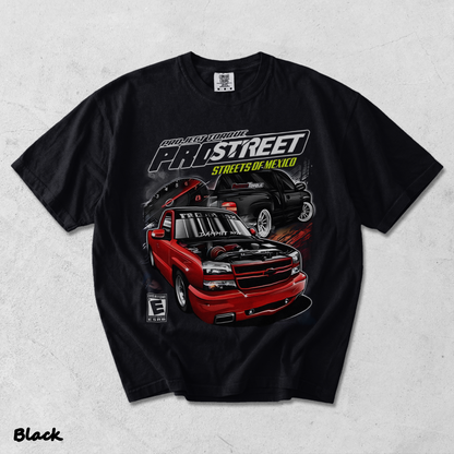 PROSTREET T-SHIRT - Black mockup