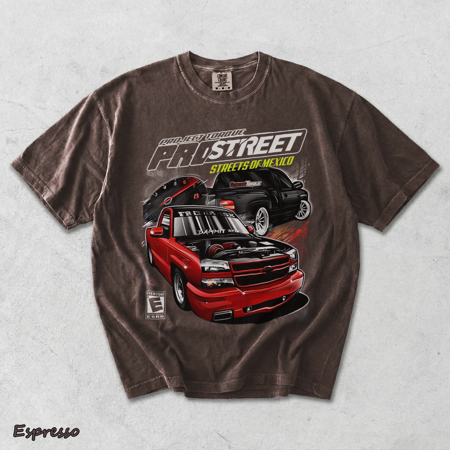 PROSTREET T-SHIRT - Espresso mockup