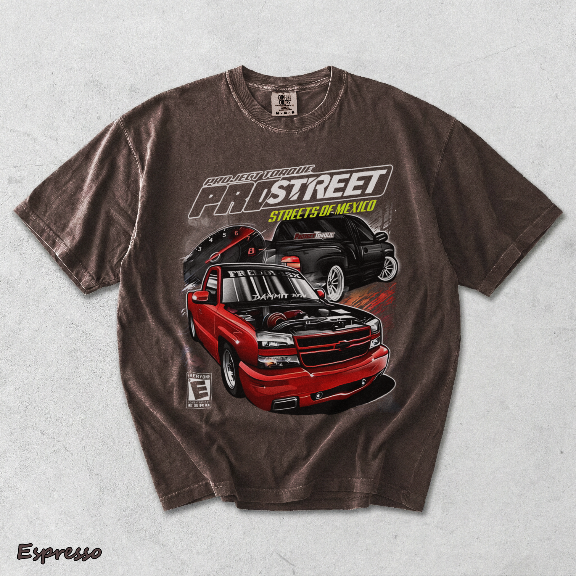 PROSTREET T-SHIRT - Espresso mockup