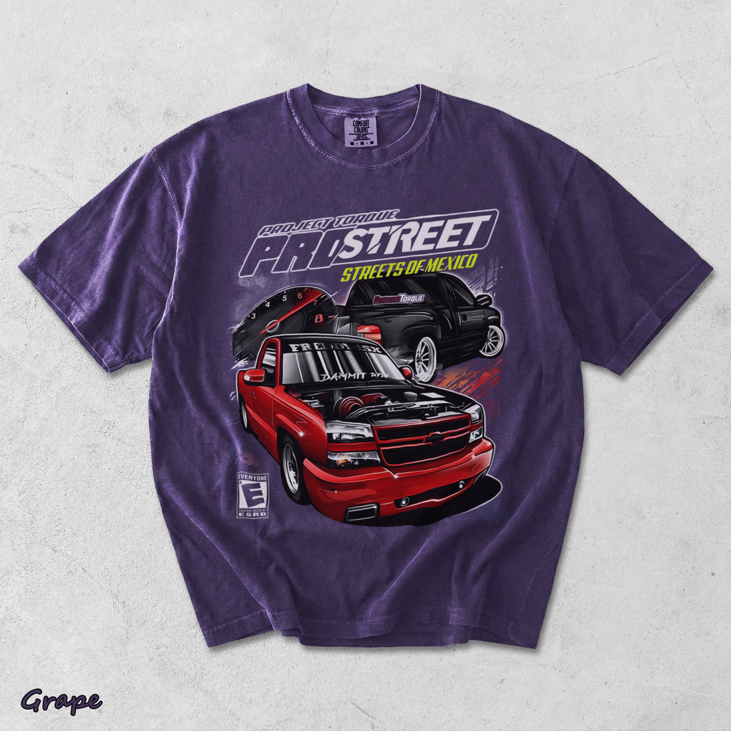 PROSTREET T-SHIRT - Grape mockup