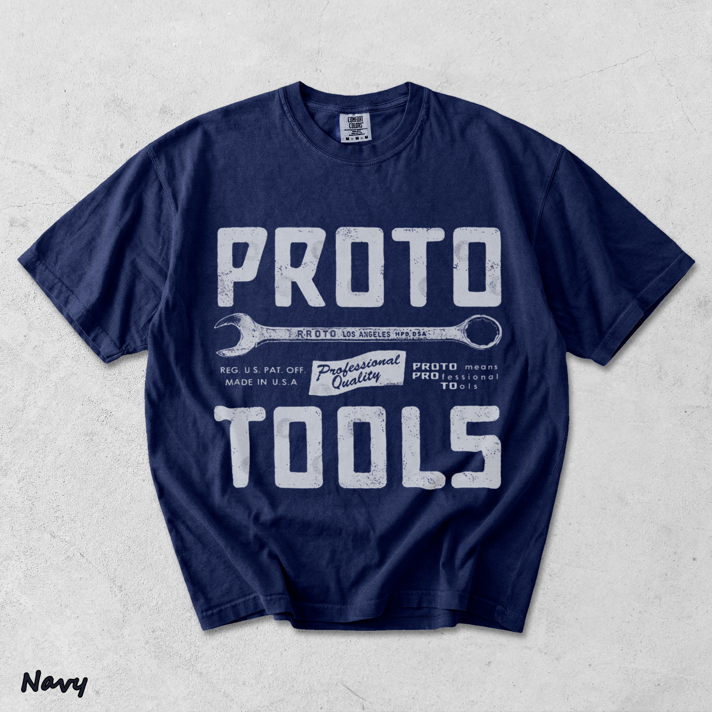 Proto Tools - True Navy mockup