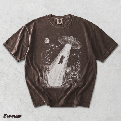Raccoons UFO - Espresso mockup