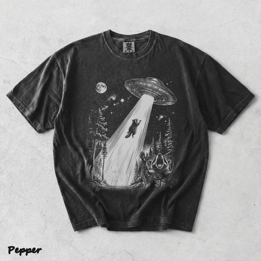 Raccoons UFO - Pepper mockup