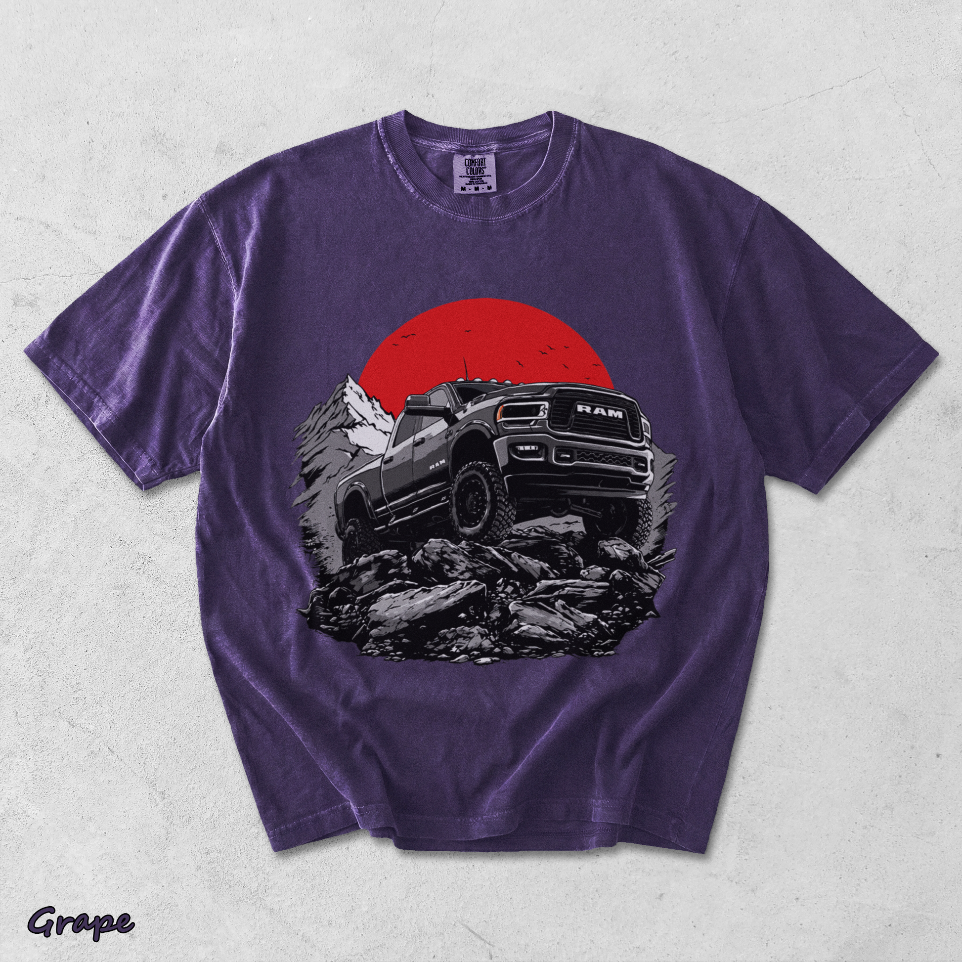 Ram Pickup Truck - Grape mockup