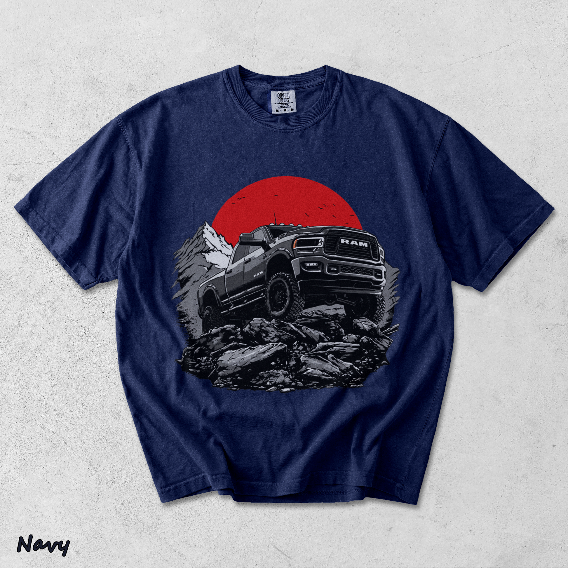 Ram Pickup Truck - True Navy mockup
