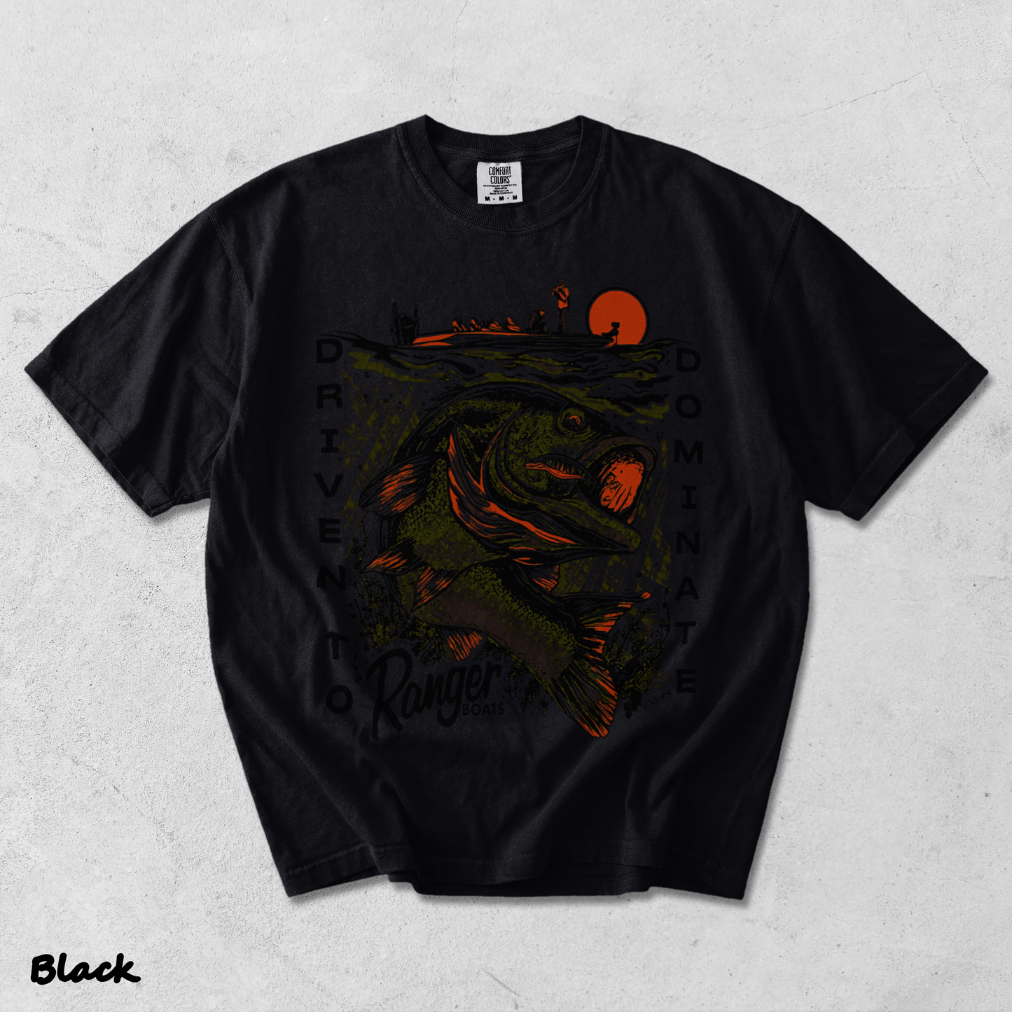 Ranger Boats - Black mockup