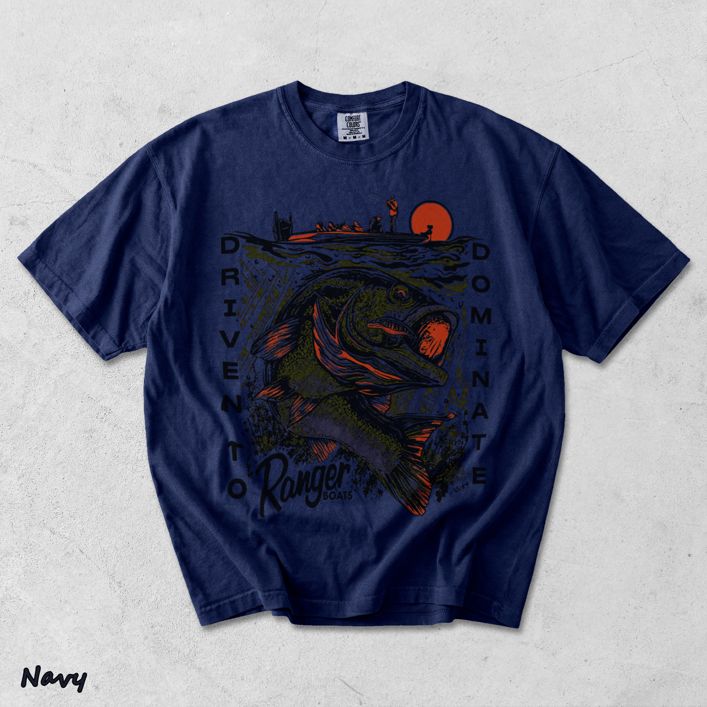 Ranger Boats - True Navy mockup