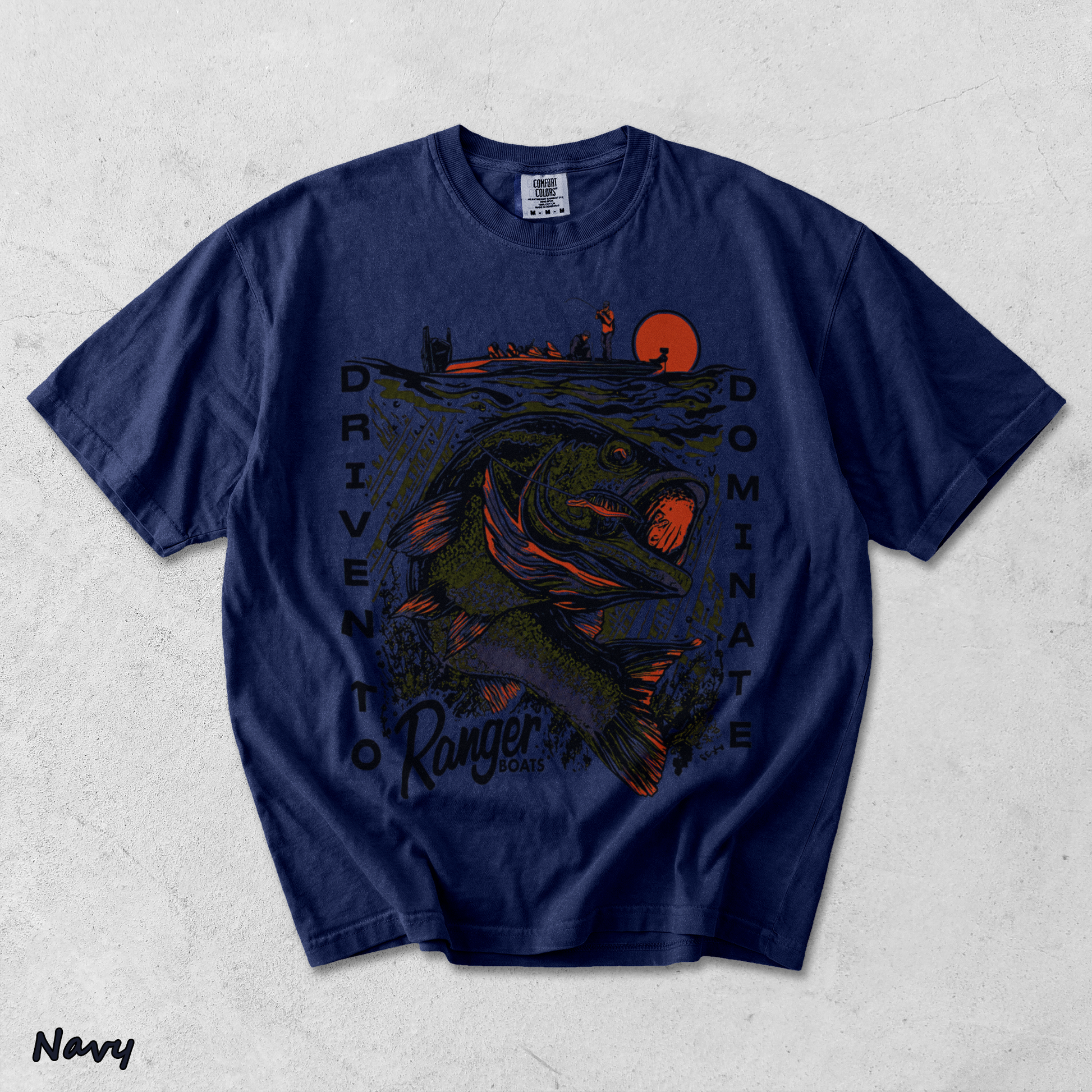Ranger Boats - True Navy mockup
