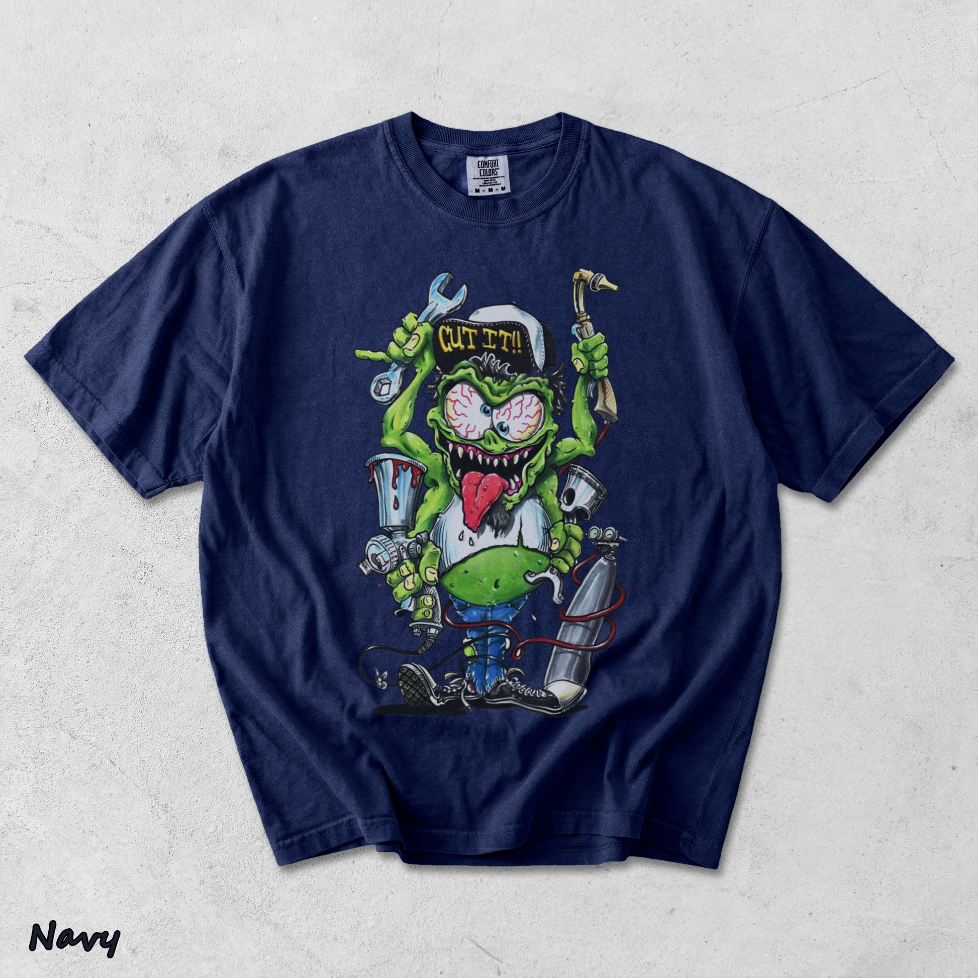 Rat Fink  back - True Navy mockup