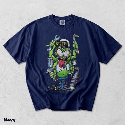 Rat Fink  back - True Navy mockup