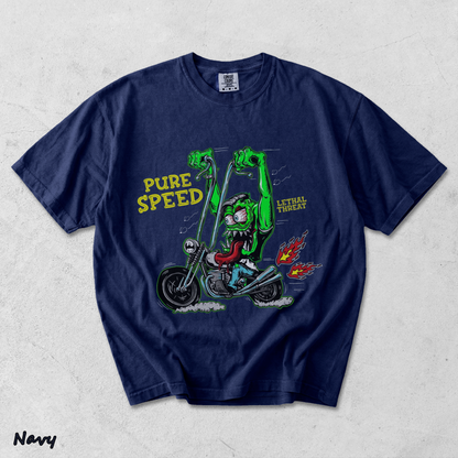 Rat Fink Chopper - True Navy mockup