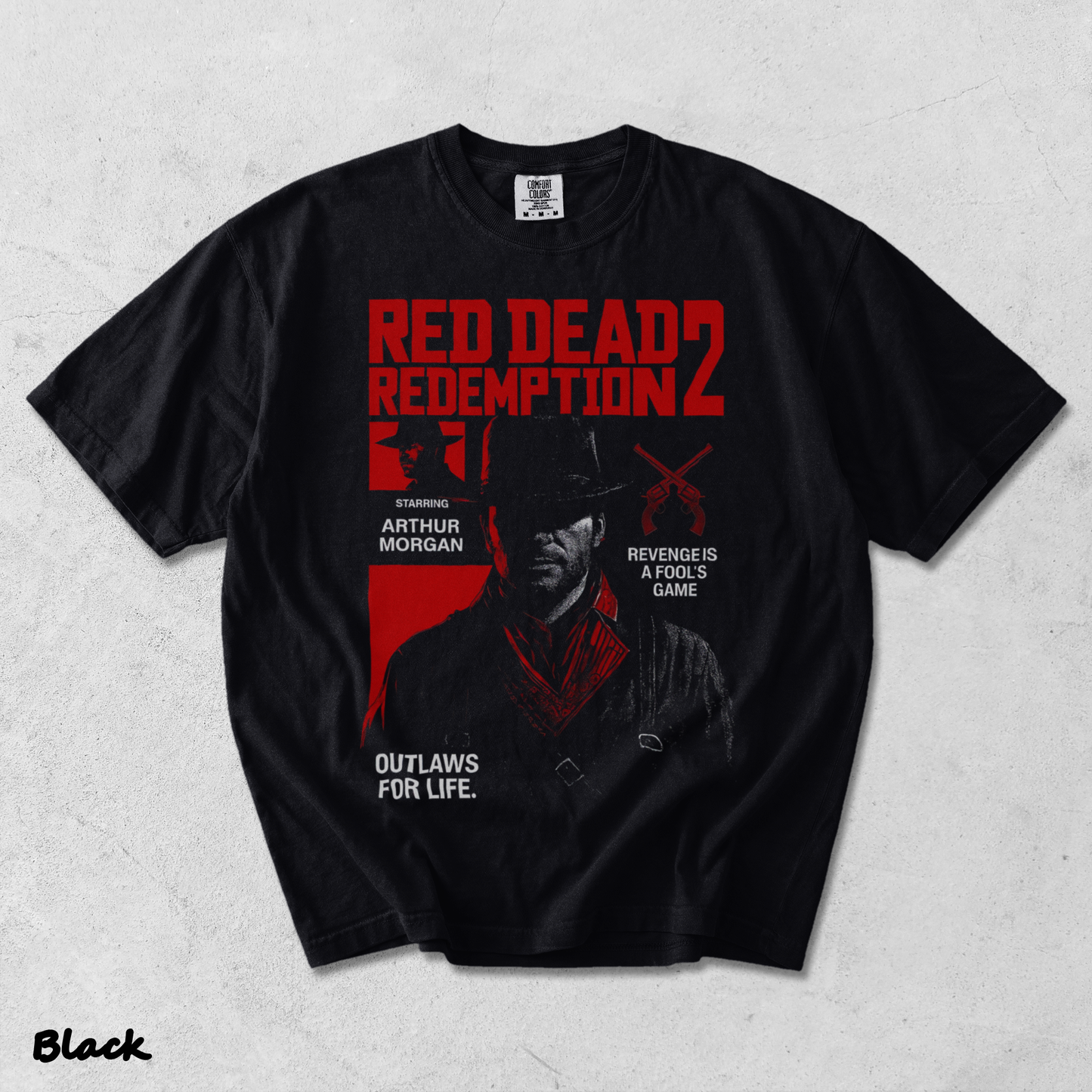 Red Dead - Black mockup