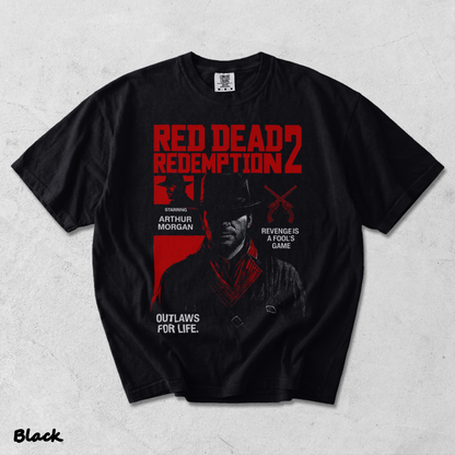 Red Dead - Black mockup