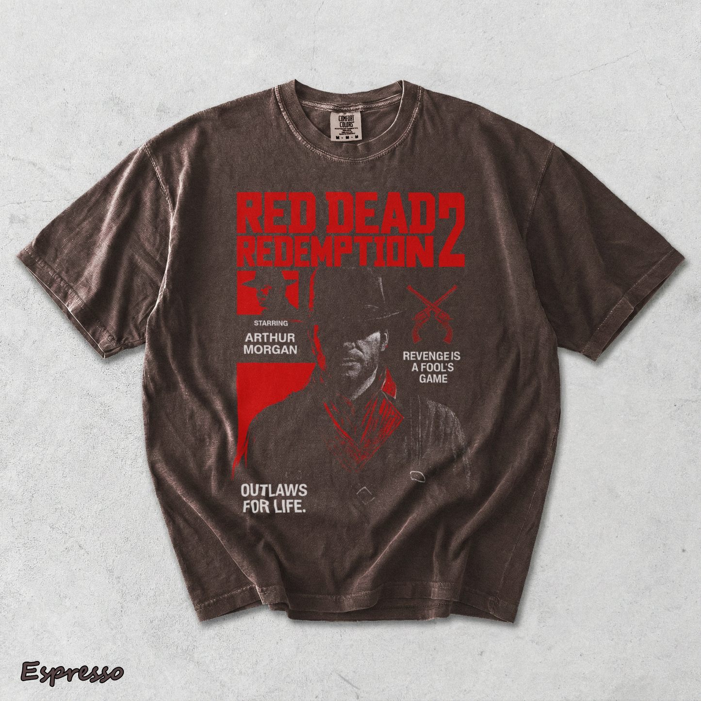 Red Dead - Espresso mockup