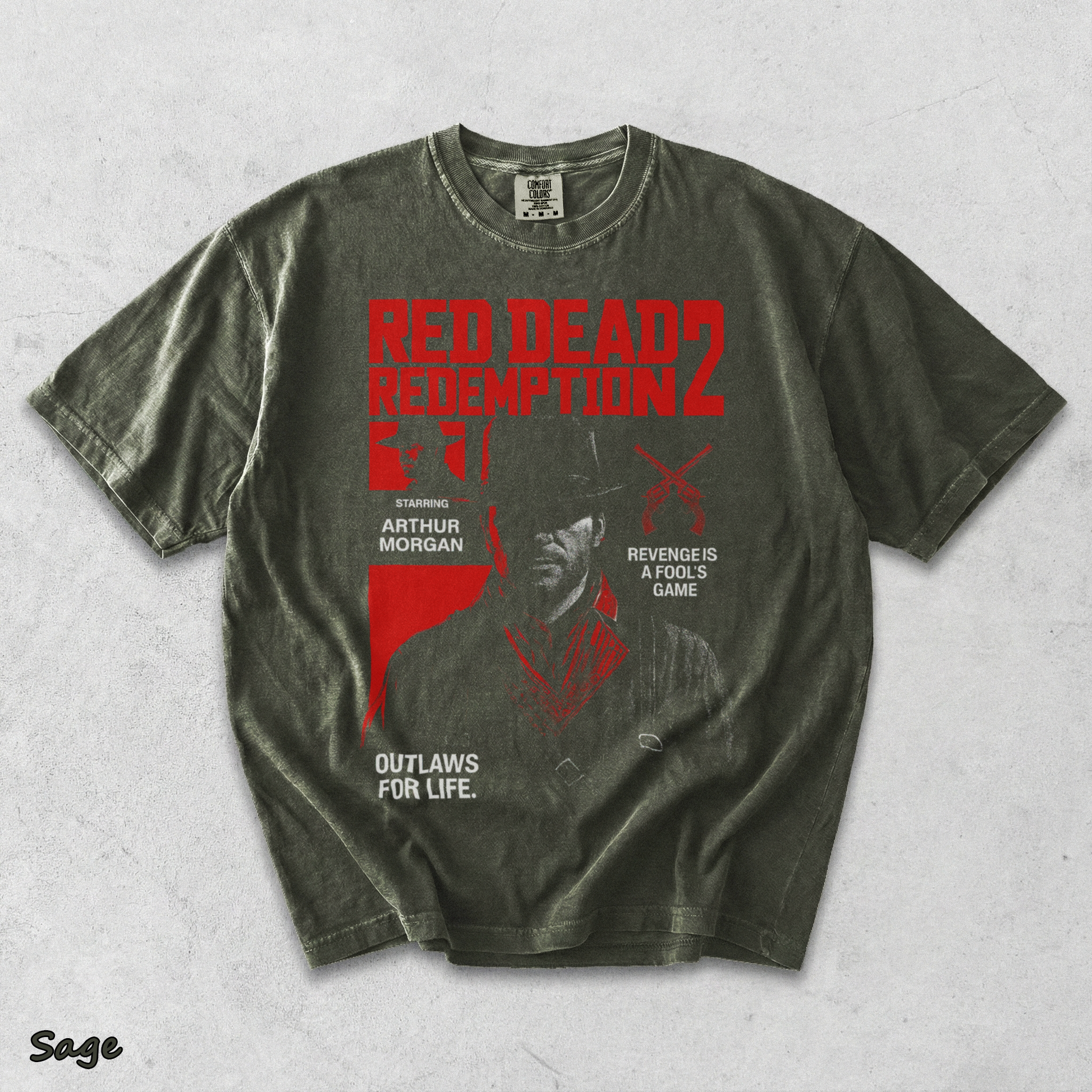 Red Dead - Sage mockup
