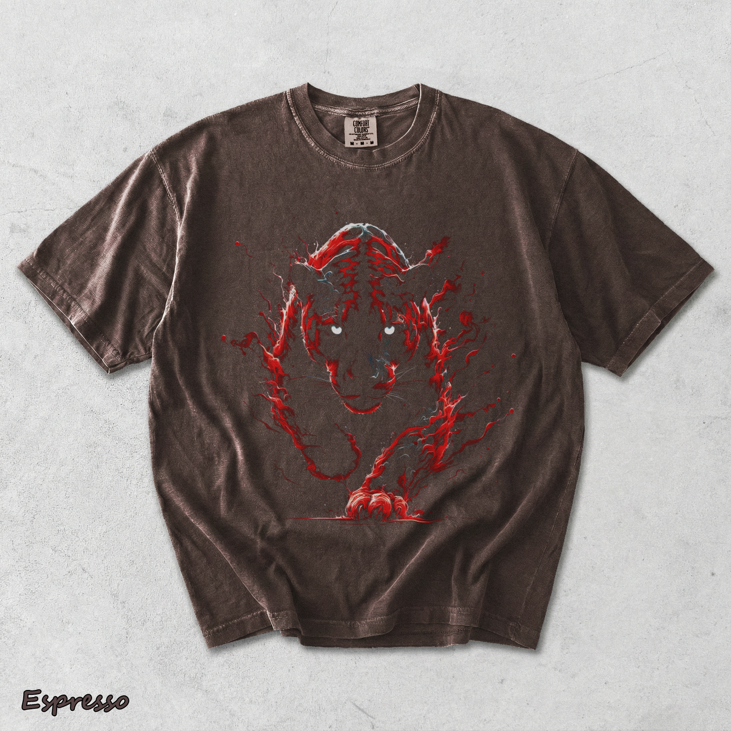 Red Flame Black - Espresso mockup