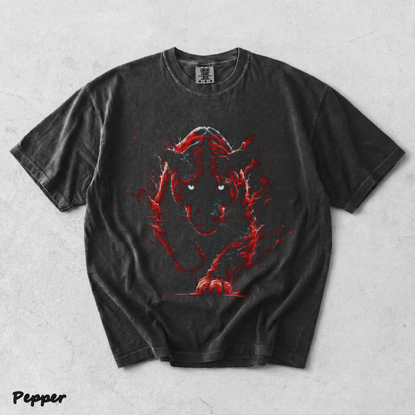 Red Flame Black - Pepper mockup