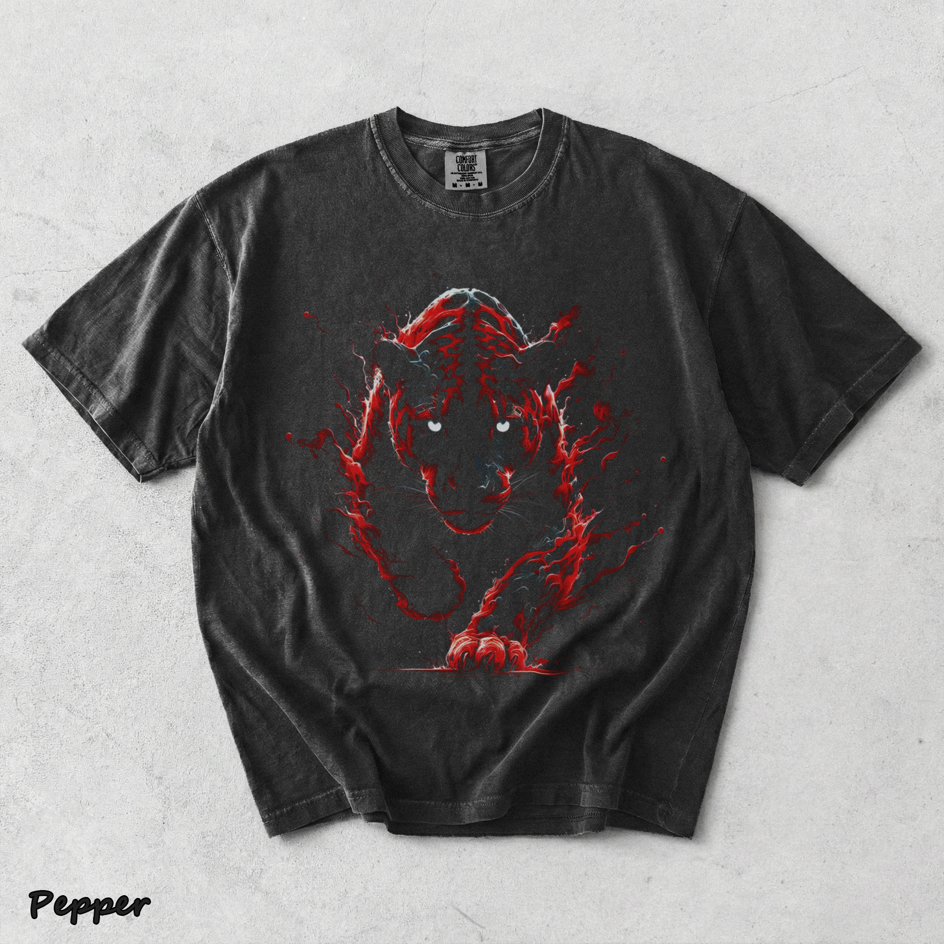 Red Flame Black - Pepper mockup