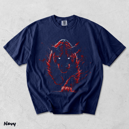 Red Flame Black - True Navy mockup