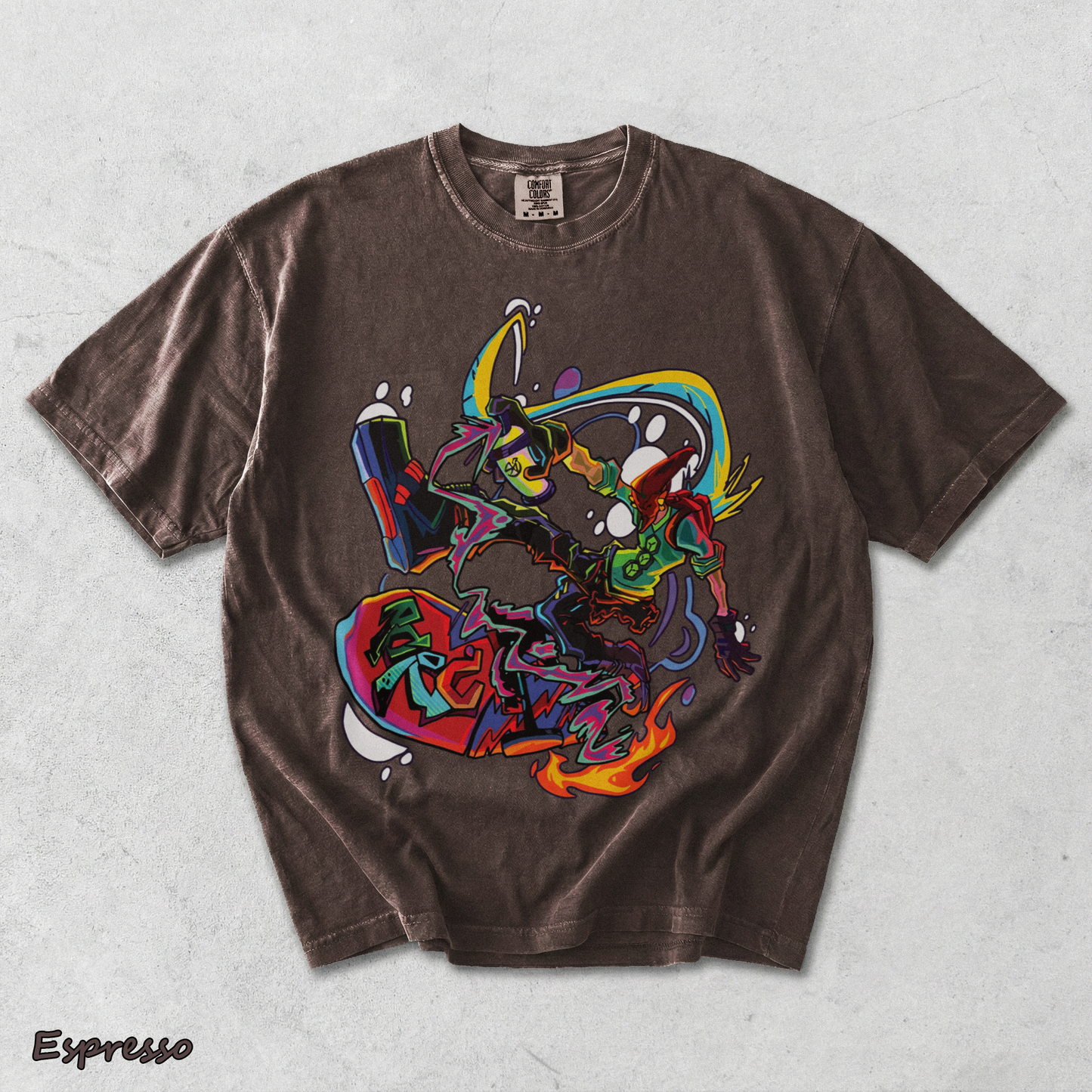 Red From Bomb - Espresso mockup