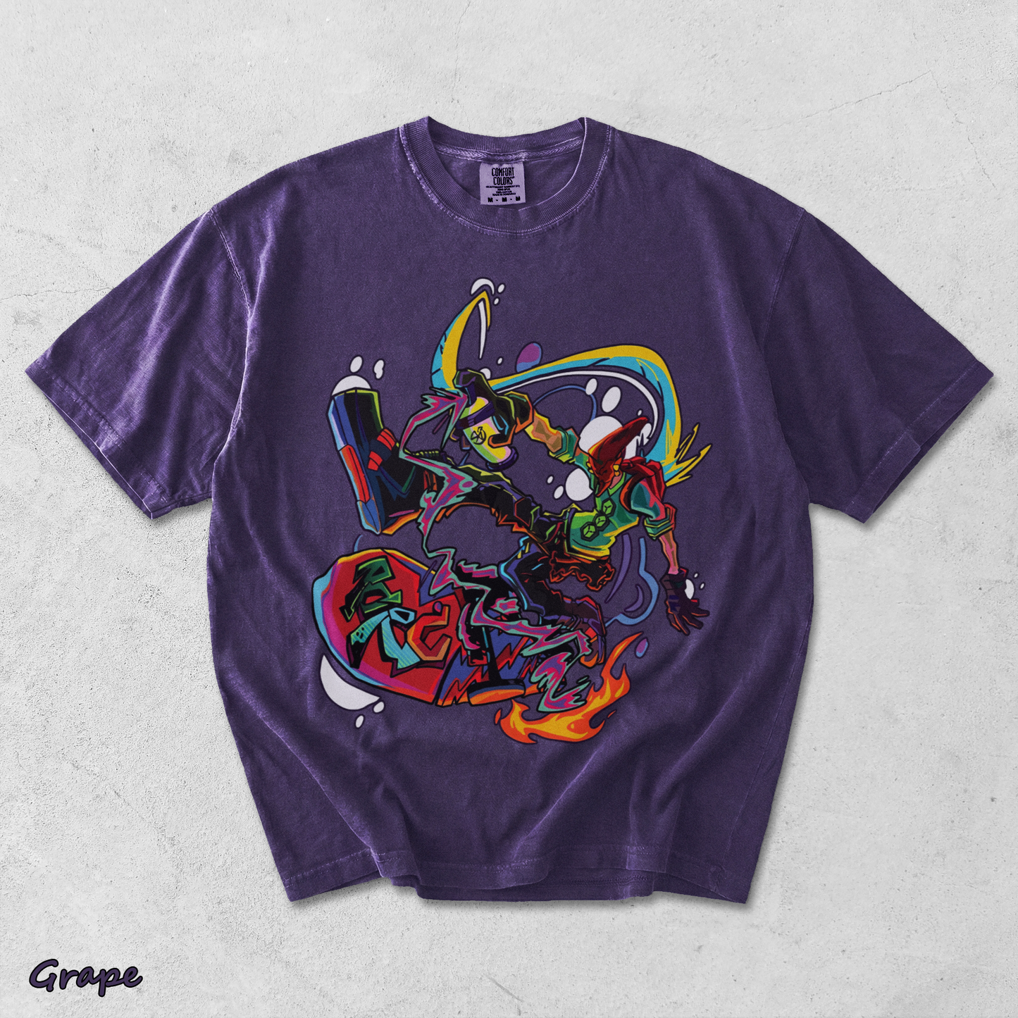 Red From Bomb - Grape mockup