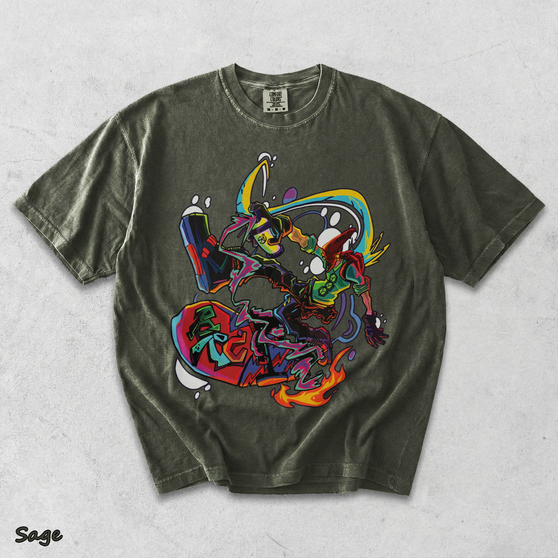 Red From Bomb - Sage mockup