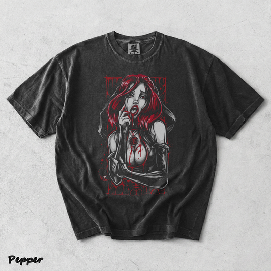 Red Hair Bleeding Witch - Pepper mockup